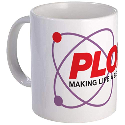 PLOMOX Mug - Ceramic 11oz Coffee/Tea Cup Gift Stocking Stuffer