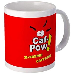 caf-pow mug mug – ceramic 11oz coffee/tea cup gift stocking stuffer