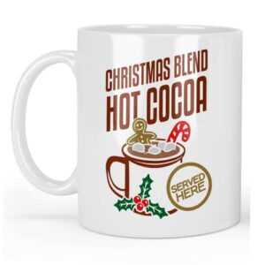toasted tales christmas blend hot cocoa christmas coffee mug collection | 11 oz. coffee mug christmas cup | funny unique gift mugs | sarcastic holiday gifts | stocking stuffer gifts