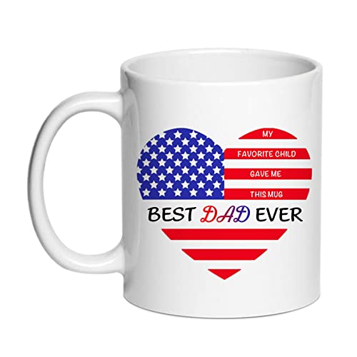 SIUNY Donald Trump Dad Coffee Mugs - Novelty Dad Gifts From Daughter/Son/Wife – You Are A Great Dad, Step-Dad, Daddy, Pappy Gag Gifts for Birthday/Christmas 11oz(dad gifts)