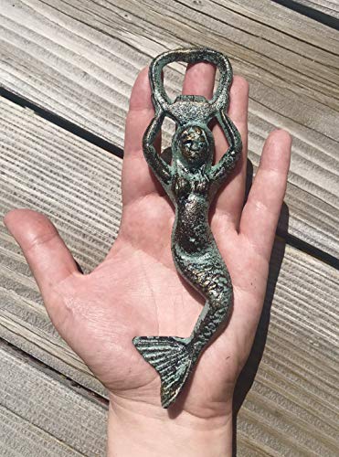 Mythical Mermaid Beer Bottle Opener – Unique Nautical Bar Decor – Best Friend Barware Gift – Stocking Stuffer