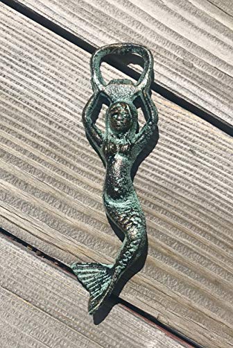 Mythical Mermaid Beer Bottle Opener – Unique Nautical Bar Decor – Best Friend Barware Gift – Stocking Stuffer