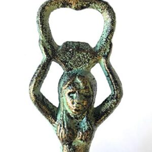 Mythical Mermaid Beer Bottle Opener – Unique Nautical Bar Decor – Best Friend Barware Gift – Stocking Stuffer