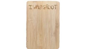 i was groot bamboo cutting board