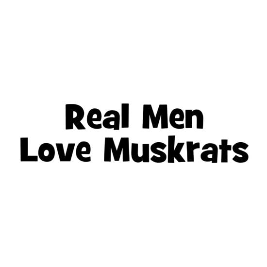 CafePress Real Men Love Muskrats Mug Ceramic Coffee Mug, Tea Cup 11 oz