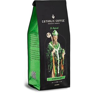 St. Patrick's Irish Cream (Whole Bean) 12 ounces Arabica Bean Coffee, Medium Roast Coffee