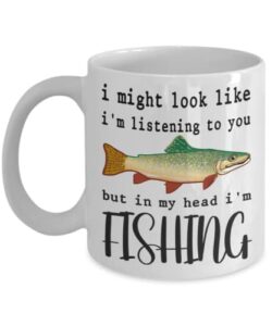 funny fishing 11 oz mug | fishing funny gift | dad grandpa husband fishing gift |