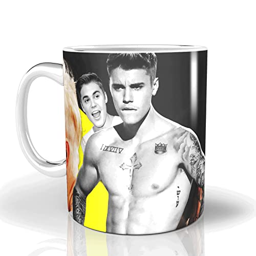 Mug 11oz 15oz White Ceramic Justin St Bieber Event Holiday Birthday New Year Friends Family Father Day Tea Cups Hot And Iced Coffee Water Gift Christmas