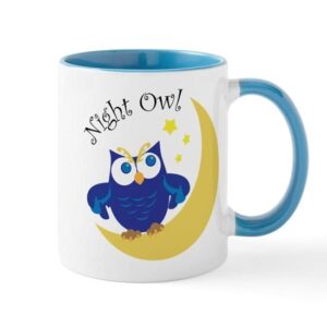 cafepress night owl mugs ceramic coffee mug, tea cup 11 oz