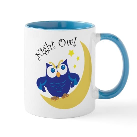 CafePress Night Owl Mugs Ceramic Coffee Mug, Tea Cup 11 oz