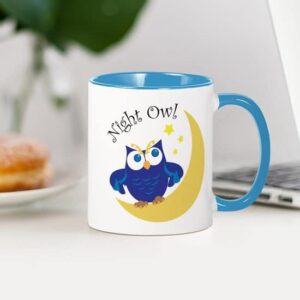 CafePress Night Owl Mugs Ceramic Coffee Mug, Tea Cup 11 oz