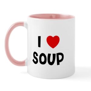 cafepress i * soup mug ceramic coffee mug, tea cup 11 oz