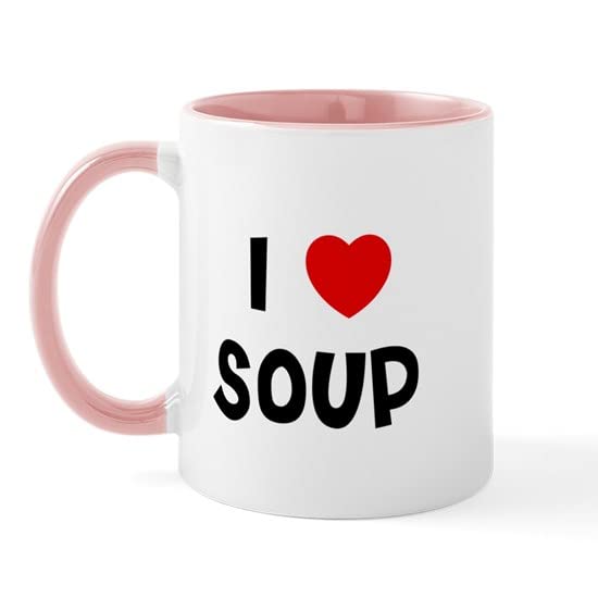 CafePress I * Soup Mug Ceramic Coffee Mug, Tea Cup 11 oz