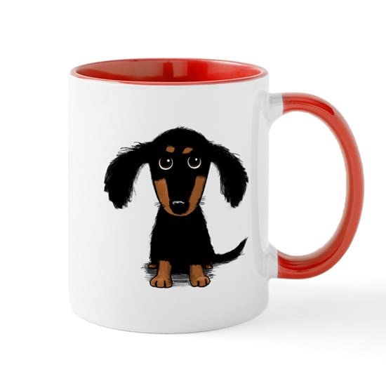 CafePress Cute Dachshund Mug Ceramic Coffee Mug, Tea Cup 11 oz