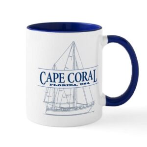 cafepress cape coral mug ceramic coffee mug, tea cup 11 oz