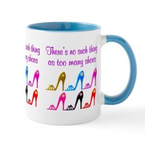 cafepress shoe addict mug ceramic coffee mug, tea cup 11 oz
