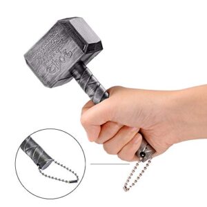 VNFLY Magnetic Hammer Shaped Beer Opener, Beer Gifts Bottle Opener for Men, Husband, Dad, Grandpa, Boyfriend (Silver)