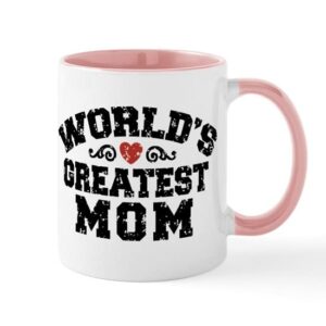 cafepress world’s greatest mom mug ceramic coffee mug, tea cup 11 oz