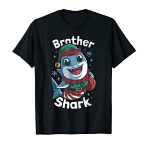 Matching Brother Shark Christmas Stocking Stuffer Gift T-Shirt