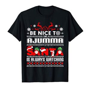 Women's South Korea Gift Funny Ugly Christmas Korean Ajumma T-Shirt