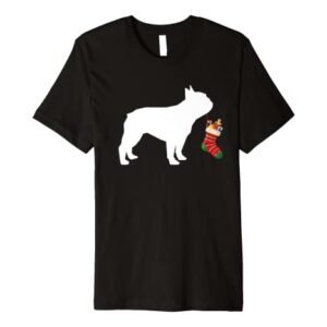 Bulldog Christmas Stocking Stuffer Dog Premium T-Shirt