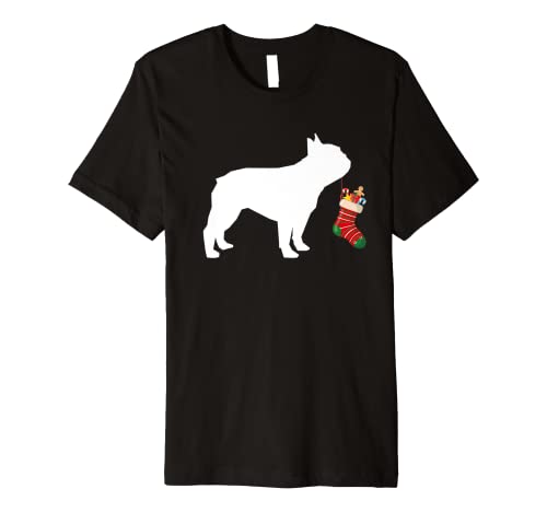 Bulldog Christmas Stocking Stuffer Dog Premium T-Shirt