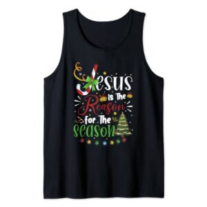 Christian Jesus The Reason Christmas Stocking Stuffer Tank Top