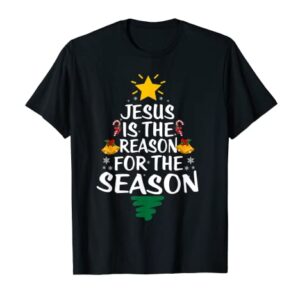 Jesus is the Reason for Season Christmas Stocking Stuffer T-Shirt