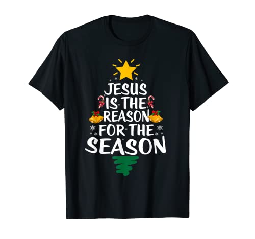 Jesus is the Reason for Season Christmas Stocking Stuffer T-Shirt