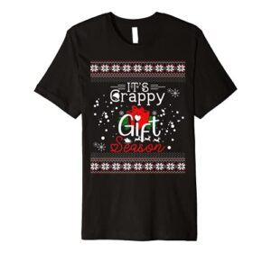 it is crappy gift season christmas premium t-shirt