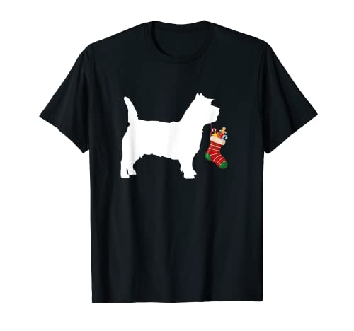 Cairn Terrier Christmas Stocking Stuffer Dog T-Shirt