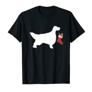 English Setter Christmas Stocking Stuffer Dog T-Shirt