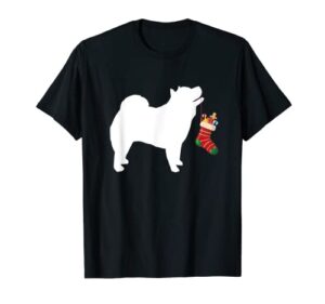 chow chow christmas stocking stuffer dog t-shirt