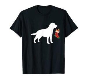 labrador retriever christmas stocking stuffer dog t-shirt