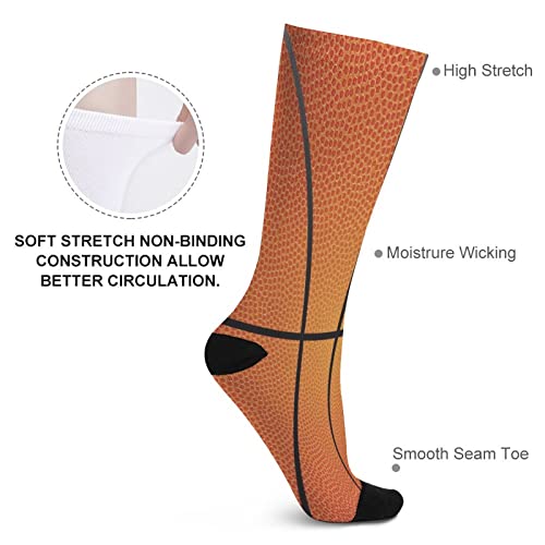 Basketball Socks for Women Socks for Men Crew Socks for Boys Mid Socks for Girls Stocking Stuffers for Teens Casual Athletic Sport Dress Socks