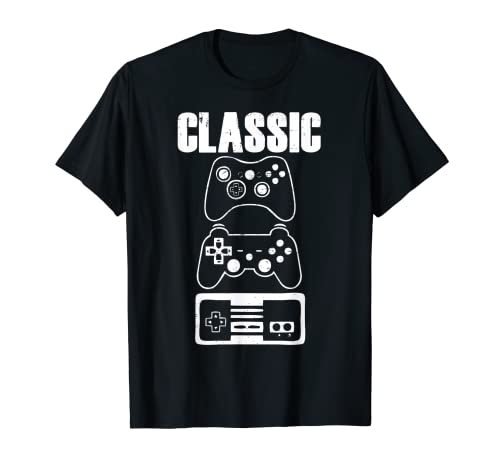 CLASSIC Video Game Controllers Gamer Love Gaming Boy Kid Men T-Shirt