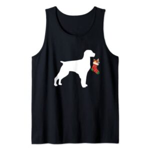 Brittany Christmas Stocking Stuffer Dog Tank Top