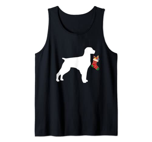 Brittany Christmas Stocking Stuffer Dog Tank Top