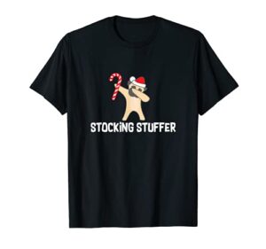 christmas dabbing santa pug t-shirt_ stocking stuffer gift