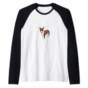 My Dog Thinks I'm Perfect Who Cares What Anyone Else Thinks Raglan Baseball Tee