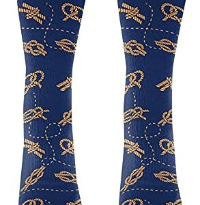 ThisWear Sailing Gifts For Women Life Is Full Of Tough Choices Sailing Knots 1-Pair Novelty Crew Socks