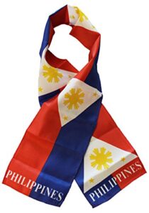 philippines – lightweight polyester flag scarf