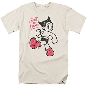 astro boy made in japan unisex adult t shirt (medium) cream