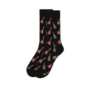 Guitar Gifts for men, Casual Fun Music-themed Guitar socks, Unisex, gift for husband, boyfriend, son birthday (guitarist legend)