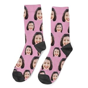 dayofshe custom socks face socks for men personalized socks with picture dog socks novelty socks for women couple