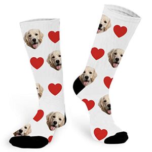 customized dog socks custom pet socks turn your dog picture into custom socks cat socks unisex