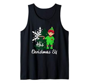 his christmas elf graphics – funny stocking stuffers gifts tank top
