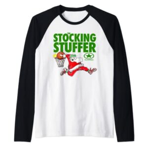 Play Strong SANTA STOCKING STUFFER Raglan Baseball Tee