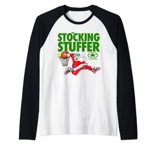 Play Strong SANTA STOCKING STUFFER Raglan Baseball Tee