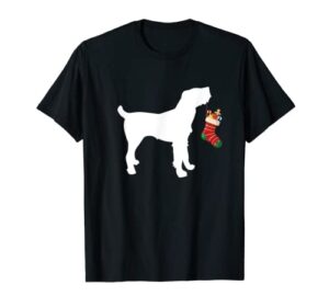 spinone italiano christmas stocking stuffer dog t-shirt